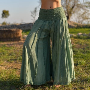 Pantalones Harem Mujer Ropa Hippie Ropa Boho Pantalones Festival Pantalones  Boho Pantalones Naranjas Hombre Pantalones Baggy. -  México