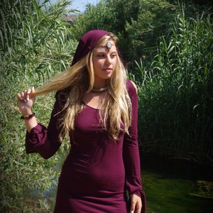 Elfenjurk, kapjurk, steampunk Goa-hippiefee Faerie Elf Festival Burning man Boho Woodland Forest Boho psychedelische topjurk