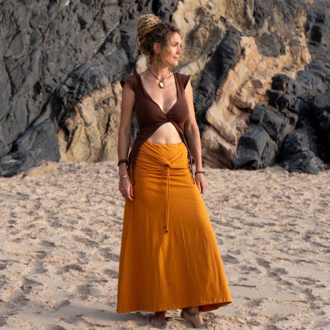 CRUISE CONTROL WOVEN MAXI SKIRT