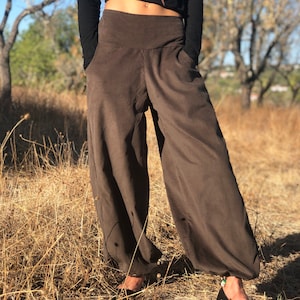 Corduroy Trousers, High Waist Pants, Harem Pants, Yoga Trousers, Aladdin Trousers, Afghan Trousers, Baggy Pants, Bohemian Pants image 5