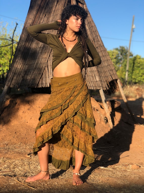 【BOHEMIAN SEOUL】PANEL TIED SKIRT BOHEMIAN SEOUL | 보헤미안서울 Bohemse Bohemian Seoul Wrap