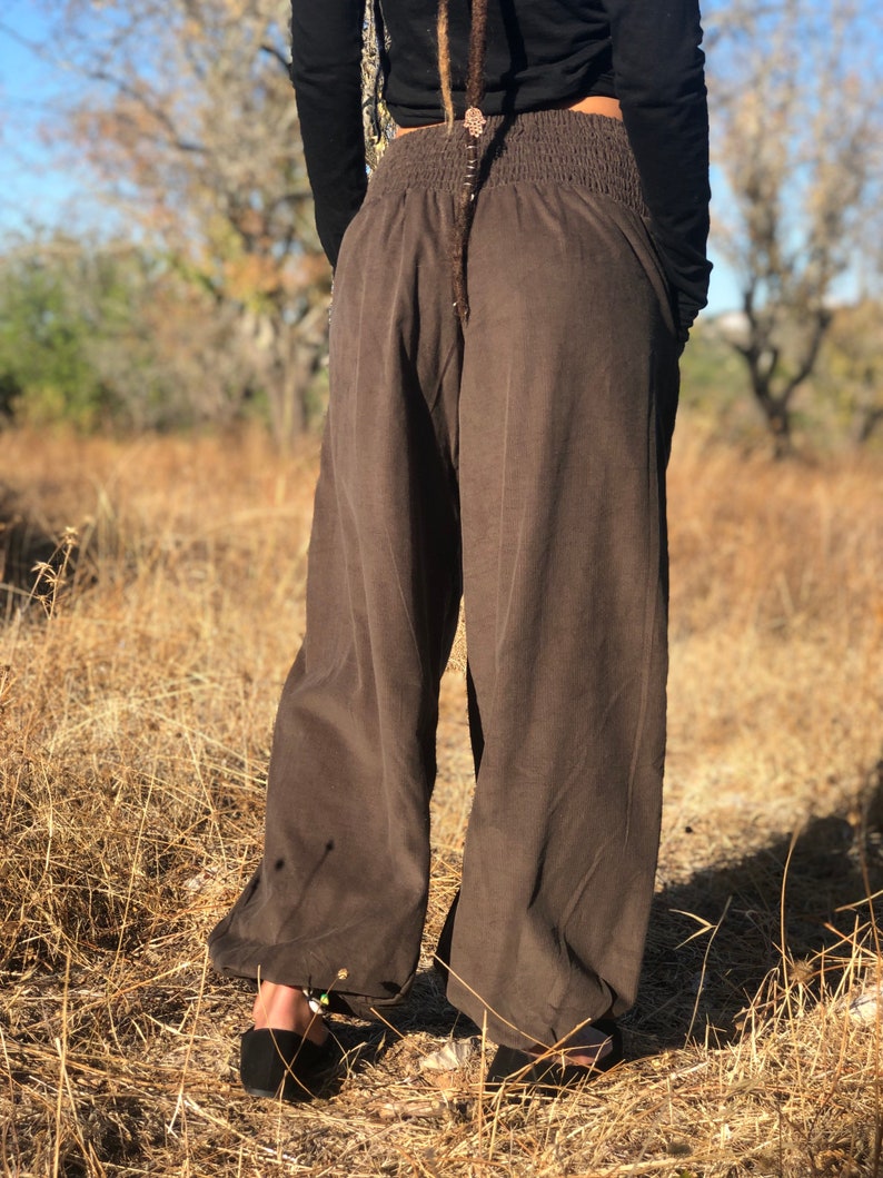 Corduroy Trousers, High Waist Pants, Harem Pants, Yoga Trousers, Aladdin Trousers, Afghan Trousers, Baggy Pants, Bohemian Pants image 6