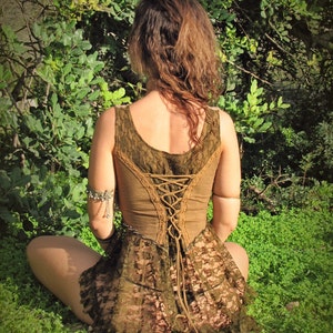 Burlesque Top, Fairy Top, Goddess Top, Corset Top, Elven Top, Tribal Top, Sexy Top, Festival Clothing, Burning Man Top, Goa Top, Renaissance