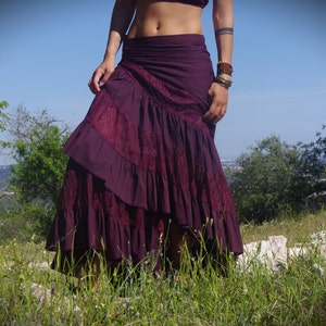 Belly Dance Skirt Gypsy Skirt Flamenco Skirt Steampunk - Etsy