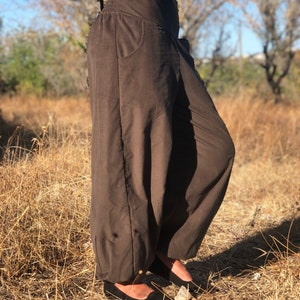 Corduroy Trousers, High Waist Pants, Harem Pants, Yoga Trousers, Aladdin Trousers, Afghan Trousers, Baggy Pants, Bohemian Pants image 4