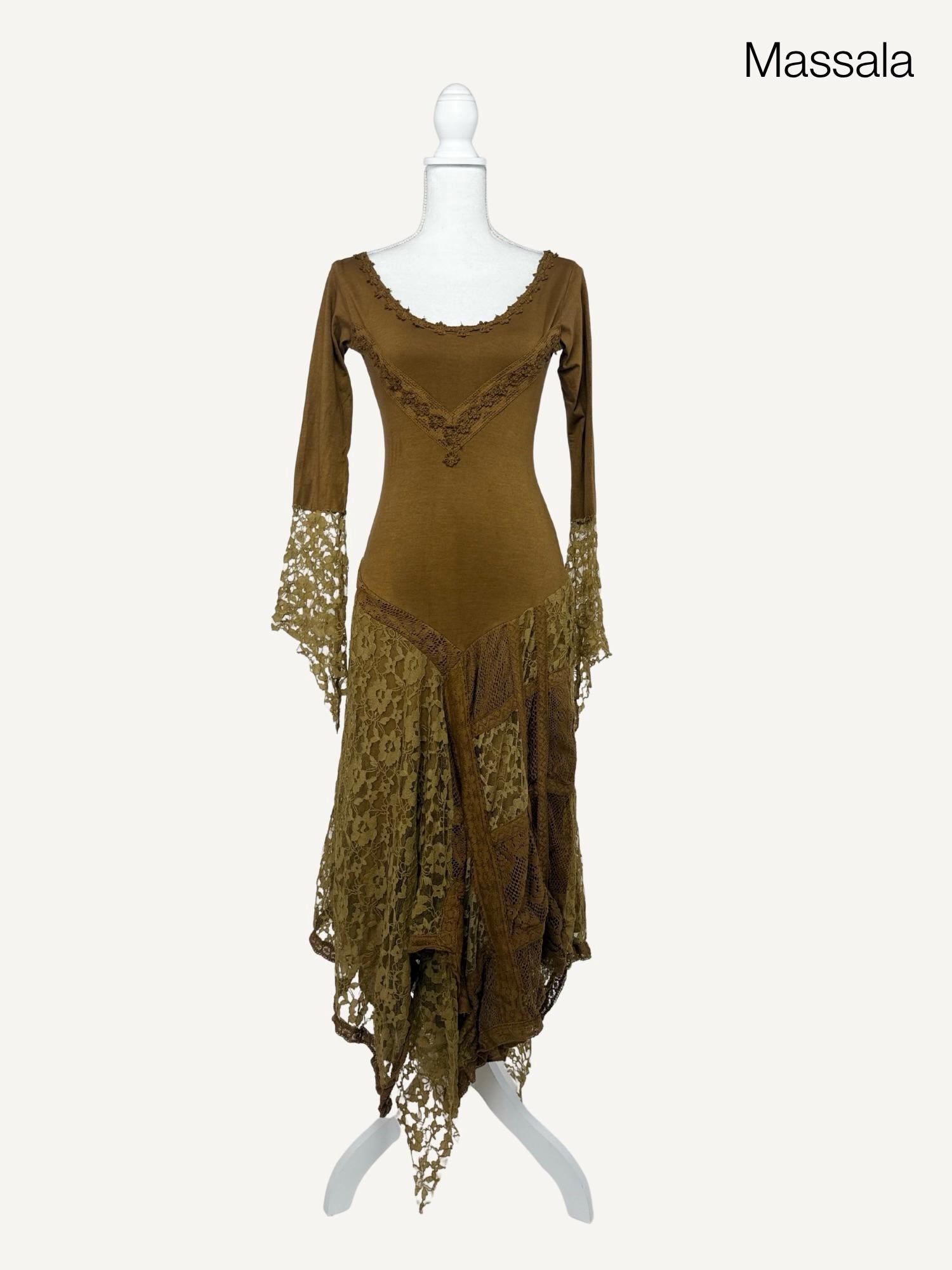 asymmetrical fairy dress Sleeveless Lace-Up Open-Front Asymmetrical Fairy Dress *Rainbow Vapor w/Pink Mesh* Medium (8-10)