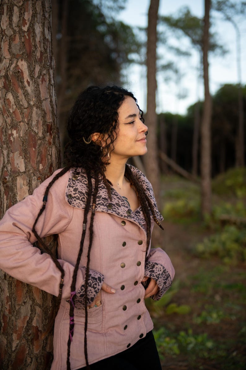 Victorian Steampunk Coat with Fairy-Inspired Design – Unique Alternative Outerwear image 8