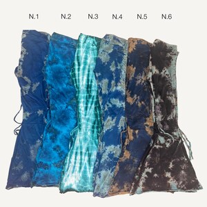 Tie Dye-knappbyxor: Boho utsvängda yogabyxor bild 8