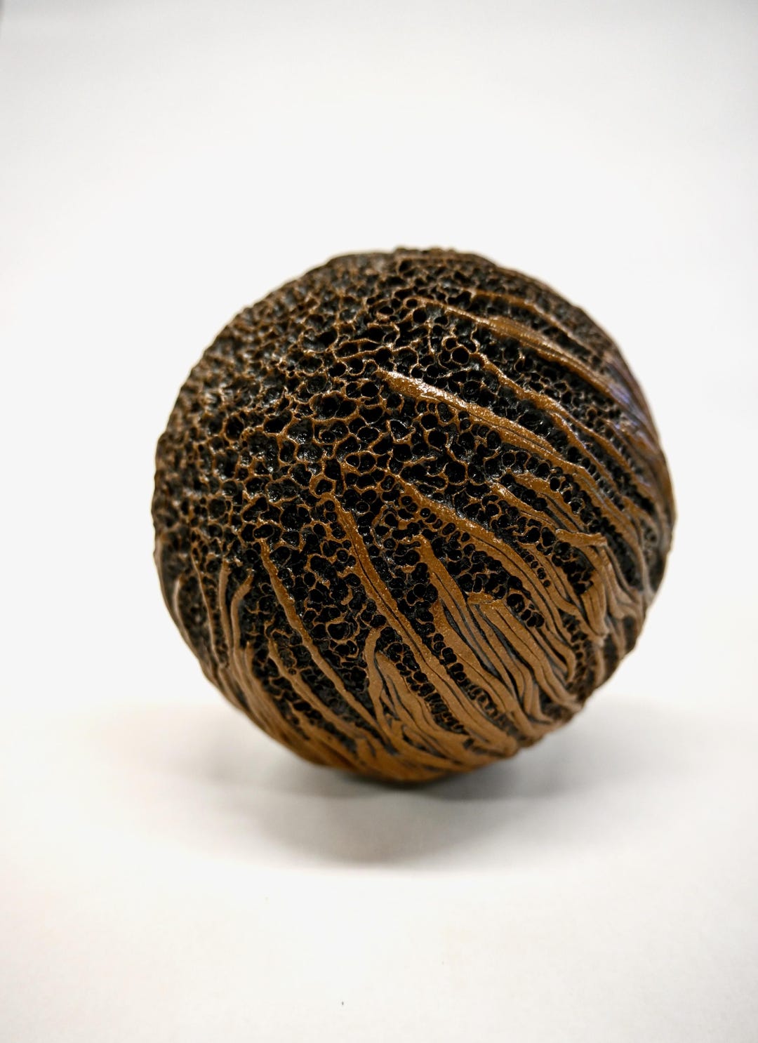 Chocolate Brown Ceramic Rattle - Etsy