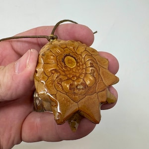 Pinecone Pendant Necklace, Natutal Design, Epoxy Inlay, Natural Designs, Sacred Geometry, Third Eye, Mandala, Bohemian Style, Hippie