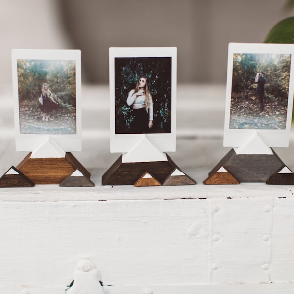 Mountain Wooden Photo Holders - Wanderlust + Adventure Gift