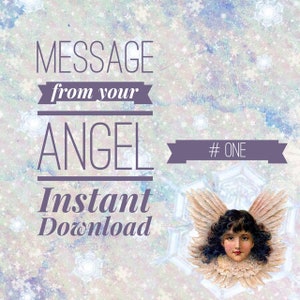 Message d'ange à téléchargement immédiat, cartes postales de Spirit