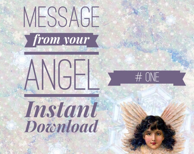 Instant Download Angel Message, Postcards From Spirit - Etsy