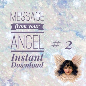 Instant télécharger Message de l’ange n ° 2, cartes postales de l’esprit