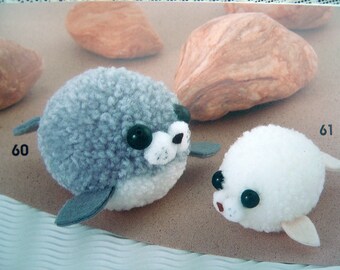 Pompom Animals Etsy