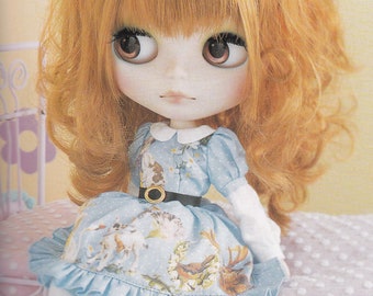 Kenner Neo Blythe 22cm Puppe 1 Puffy Classic Lolita Dolly Dress Panier & Socks set pdf Scaled E PATTERN in Japanisch und Titel in Englisch