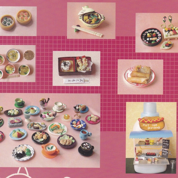 Bäckerei Miniature Werkstatt Brot Polymer Clay Puppenhaus (Kuchen & Behälter) E Muster Handwerk E BUCH pdf in (Zweisprachig) Chinesisch und ENGLISCH