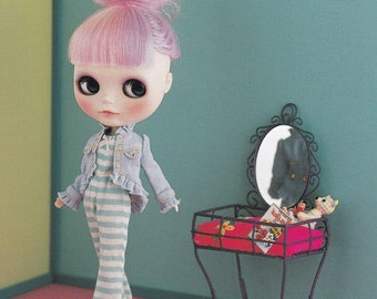 Kenner Blythe doll Casual Chic Jumpsuit All in One & Ruffled Jacket set pdf E PATTERN in Japanisch und Stücktitel in Englisch