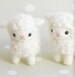 Cute Needle Felt Sheep Mascot Needle Felting Miniature Animal Doll pdf E PATTERN in Japanese and Pieces Titles in English 