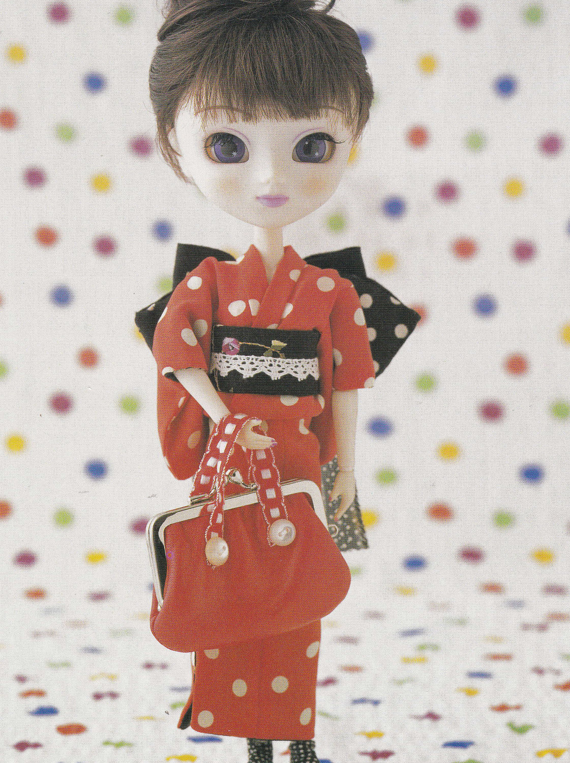 人形 order kimono three pieces of clothing. Pullip 27cm Doll Kimono Yukata Dress Traditional Japanese Wear Set
