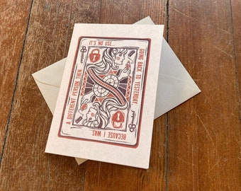 Greeting Card | Alice in Wonderland | 4" x 6"