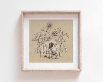 Fine Art Print | "A Rotten Mourning" |  10" x 10"