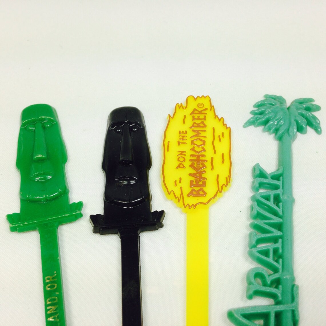 Fun Tiki Swizzle Stick Collection Set of Seven and Two BONUS Etsy