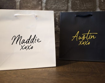 XOXO Personalized Gift Bag | Valentine's Day Gift Bag | Birthday Bag | Anniversary Gift