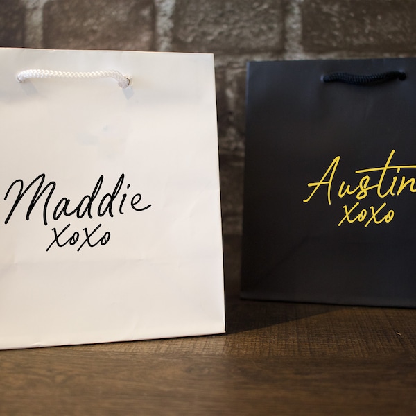 XOXO Personalized Gift Bag | Valentine's Day Gift Bag | Birthday Bag | Anniversary Gift