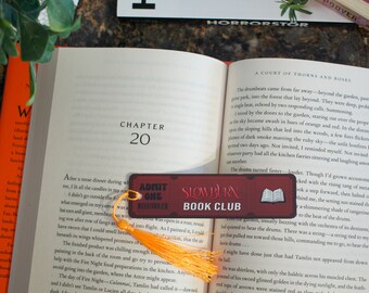 Marque-page en métal Book Tropes Book Club - Slowburn | Cadeaux pour les lecteurs