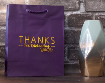 Merci d’avoir célébré le sac cadeau | Sac cadeau Party Favor