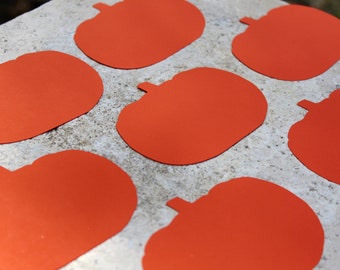 Pumpkin Card Stock Cut Outs | Die Cut