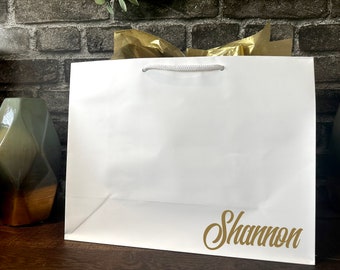 Personalized Gift Bag - Hamptons | Bridal Party Gift Bag | Birthday Gift Wrapping