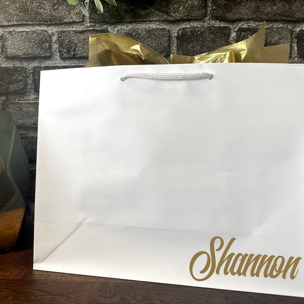 Personalized Gift Bag - Hamptons | Bridal Party Gift Bag | Birthday Gift Wrapping