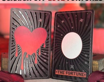 Gothic Tarot Scratch Off Love Fortunes | 22 Unique Mystical Cards for Bachelorette Parties, Spooky Girls Night, or Witchy Gifts