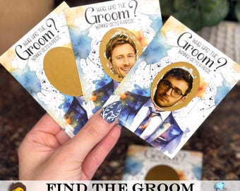 Bridal Shower Scratch Off Game: Reveal the Groom - Funny Bachelorette Party