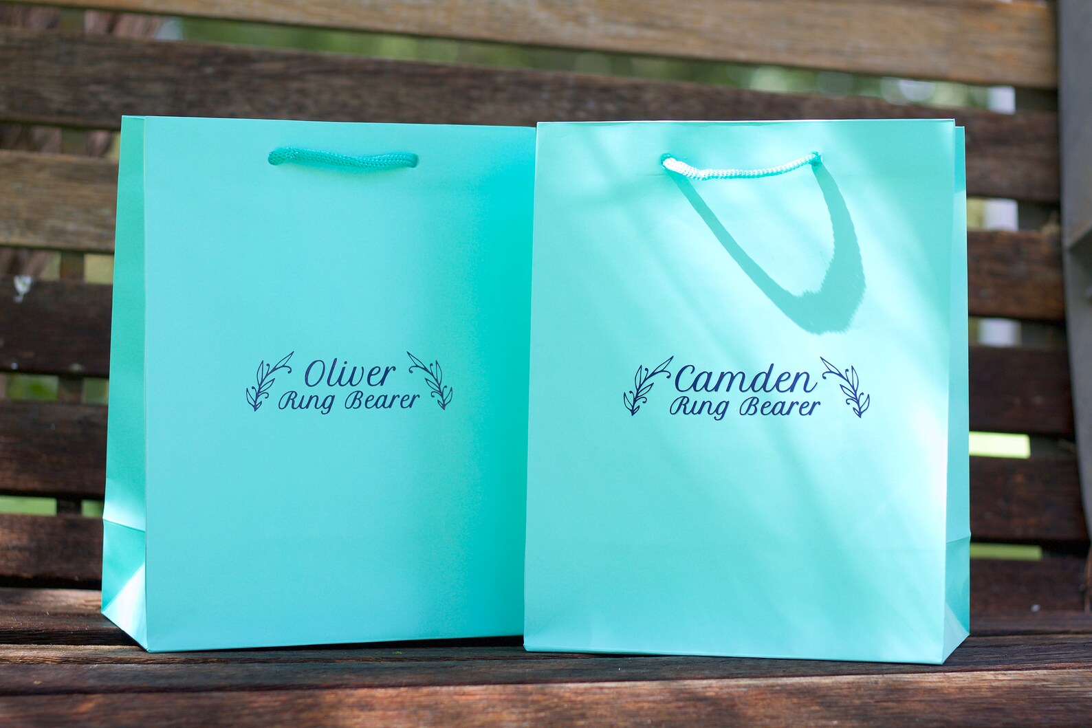 Leaves Wedding Party Gift Bags Bridal Party Gift Bags Etsy