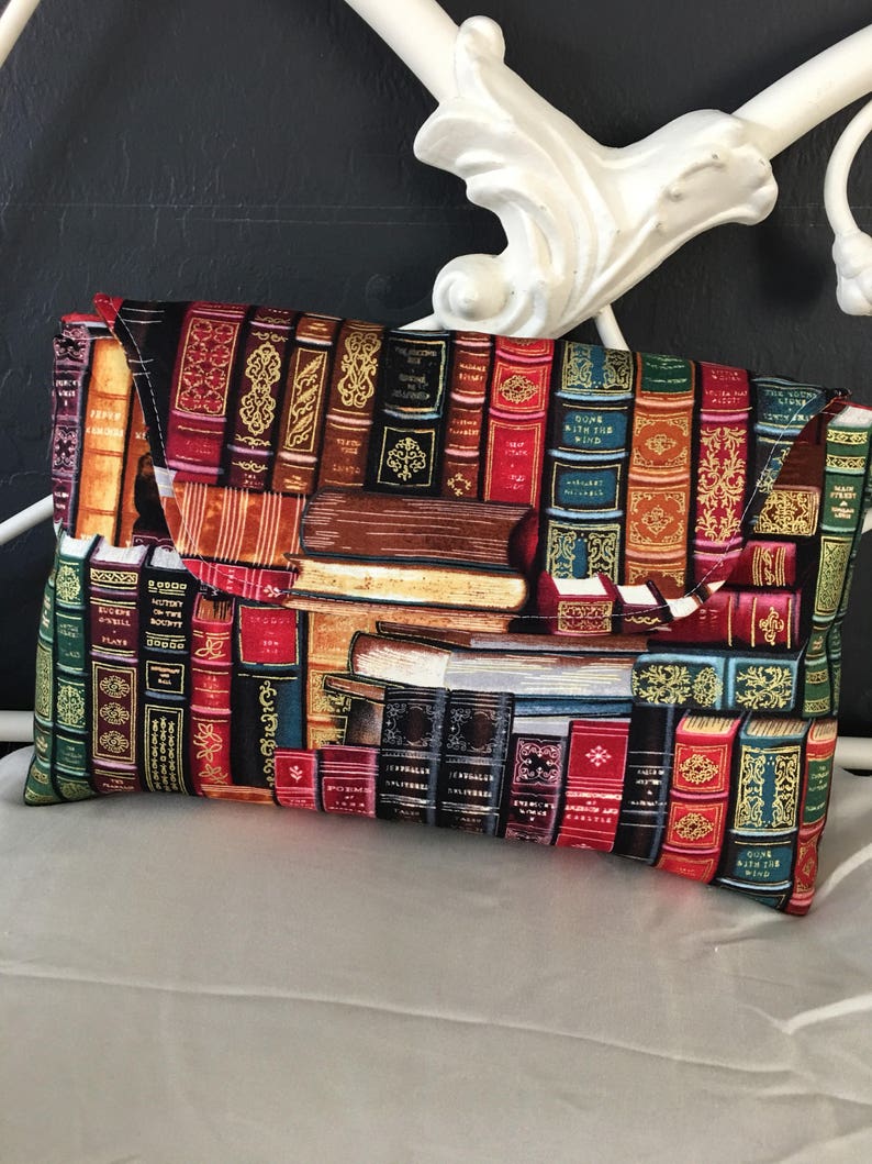 Library Book Purse/ Book Fabric Purse/ Readers Purse Etsy
