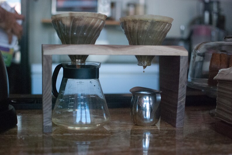 Pour Over Coffee Brewing Stand for two drippers in-stock ...