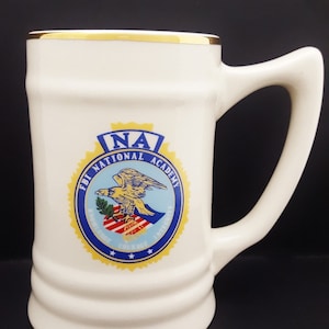 Vintage FBI Federal Bureau Investigation NA National Academy Seal Stein Mug F6