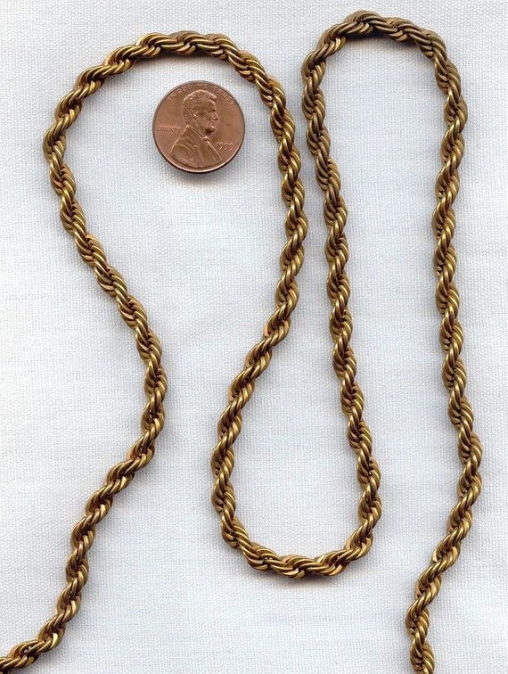 vintage FrenchRope necklace