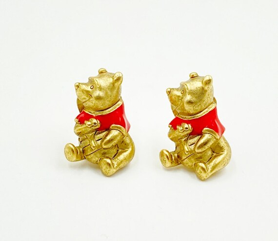 Vintage Winnie the Pooh comiendo Jar Disney Gold Clip España