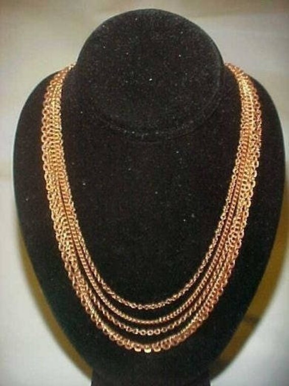 Vintage 1970s 18-Inch Copper Lightweight Jewelry Chain Necklace With Brass Clasp - Made In USA