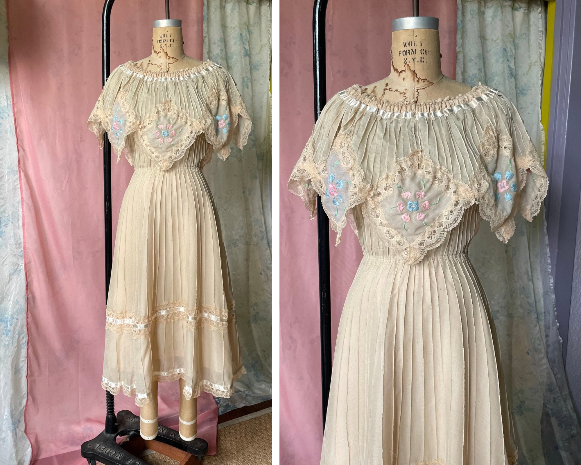 vintage メキシカンドレス 70s mexican dress - Etsy 日本