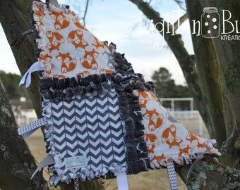 Feathers Arrows Tag Rag Blanket