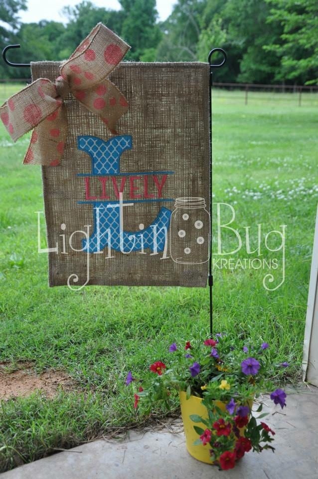 Bandera de arpillera de patio/jardín de verano | Etsy