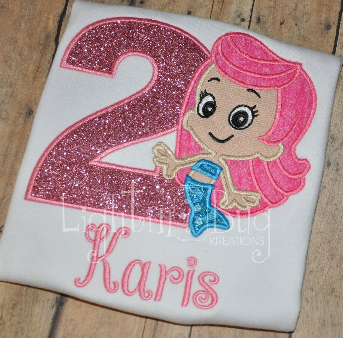 Bubble Guppy Inspired Birthday Shirt Etsy