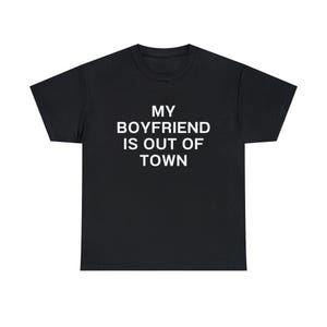My Boyfriend Is Out Of Town - Drew Barrymore Unisex Meme Baby Tshirt Y2K Mcbling 00s style