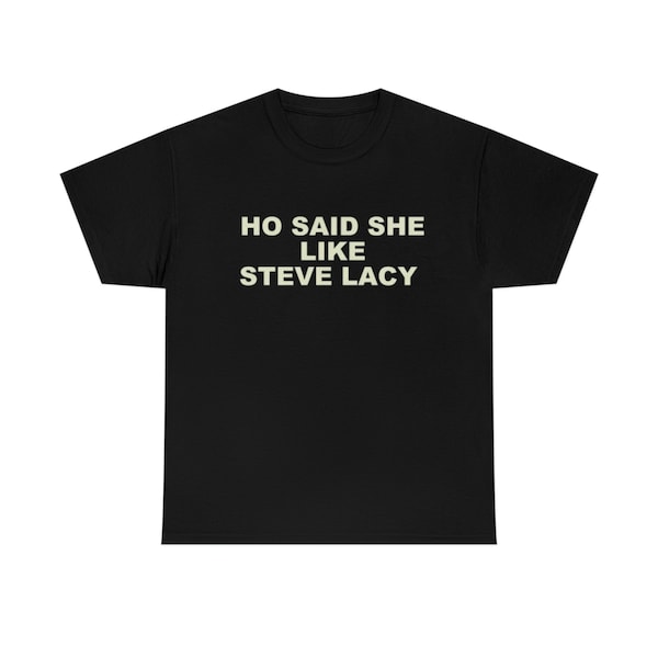 Ho Said She Like Steve Lacy T-Shirt