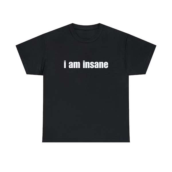 I Am Insane Shirt, Funny Gift, Meme Shirt, Gift For Her